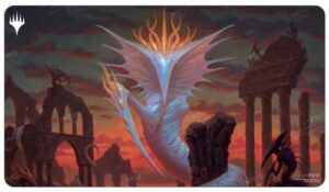 ultra pro - commander masters card playmat for magic: the gathering ft. sliver gravemother, protect your gaming and collectible cards during gameplay, use as oversized mouse pad, desk mat