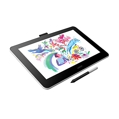 Wacom One HD Refurbished Creative Pen Display, Drawing Tablet with Screen, 13.3" Graphics Monitor