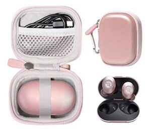 casesack case for raycon the everyday bluetooth wireless earbuds (rose gold)
