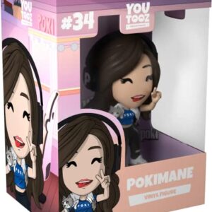 Youtooz Pokimane #34 4.2" inch Vinyl Figure, Collectible Streamer E-Girl Figure from The Youtooz Gaming Collection