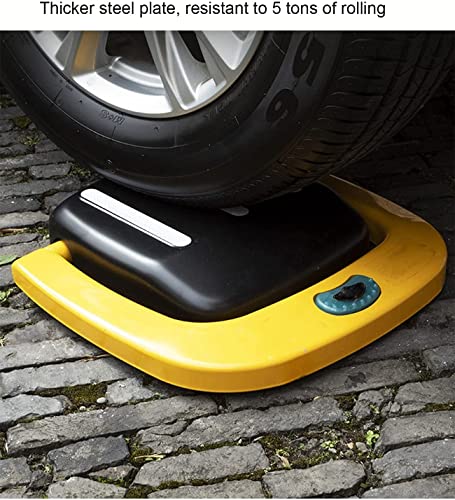 HEIMP Parking Post, Parking Barrier, for Parking Lot Folding Column Parking Guardrail Parking Space Remote Control Thickened Anti-Collision Ground Lock Parking Space Lock Parking