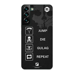 Phone Case Jump Die Gulag Repeat Warzone Design Silicone Transparent - Compatible iPhone and Samsung (Samsung Galaxy A04)