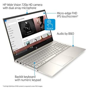 HP Pavilion 15.6" FHD Touchscreen Laptop 2022 | 11th Gen Intel Core i7-1165G7 | 32GB DDR4 1TB NVMe SSD Iris Xe Graphics | HDMI USB-C WiFi-6 Bluetooth Backlit Keyboard Windows 10 Home | TLG 32GB USB