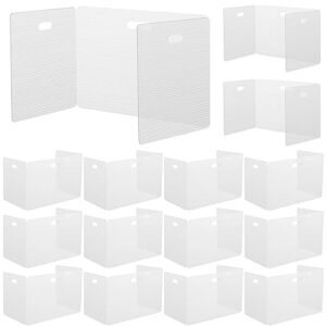 16 pcs plastic privacy boards for student 14 x 17.5 x 14 inch desks boards folders shields test desk dividers durable and waterproof classroom privacy boards for school study teacher supplies