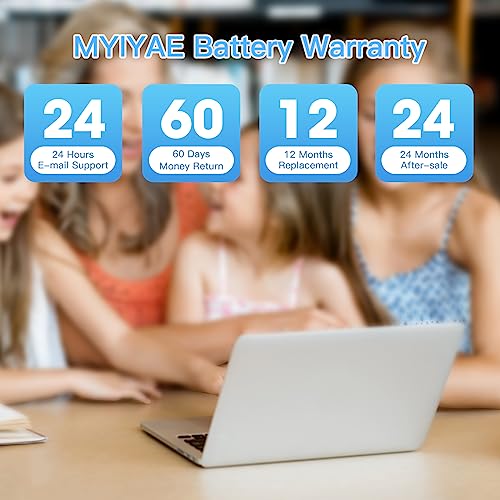 MYIYAE 42Wh WDX0R Replacement Laptop Battery for Dell Inspiron 15 5568 5567 5570 7579, 11.4V WDXOR Standard Rechargeable Li-ion Battery for Dell Inspiron 13 7378 Latitude 3180 3380 3590 Vostro 5581