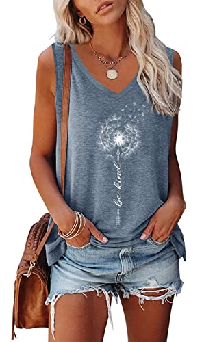 ETCYY Women Sleeveless Tank Tops Workout Shirts Summer Loose Fit Athletic Yoga T Shirts