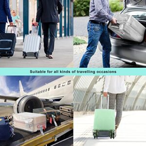 Mannikesi Luggage Cover Clear PVC Suitcase Covers Luggage Cover Protectors for Wheeled Suitcase (20/24/28 inch)