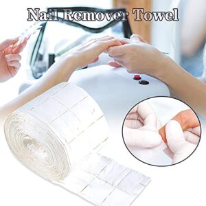 Lint- Roll 500 Of Cellulose Remover Pads Cotton Wipes Towel Nail Cleaning Swabs And Gel 240 Grit Nail File Buffer (A, One Size)