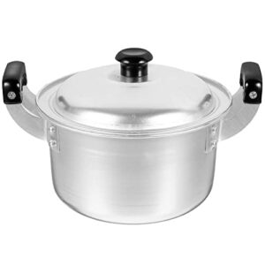 kichvoe stock pot with lid pots stock pot cooking pan 16cm hot aluminum pot saucepan small pasta pot camping cookware for stovetop stainless steel pot korean noodle pot