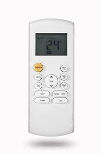 replacement remote control for midea mrcool frimec klimaire ac air conditioner rg57a6/bgefu1 rg57e1/bgeu1 rg52a2/bgefu1 rg57f3(b)/bgefu1 rg57h3(b)/bgcefu1-m rg57e1/bgeu1 rg57h3/bgefu1 rg57b1/bge