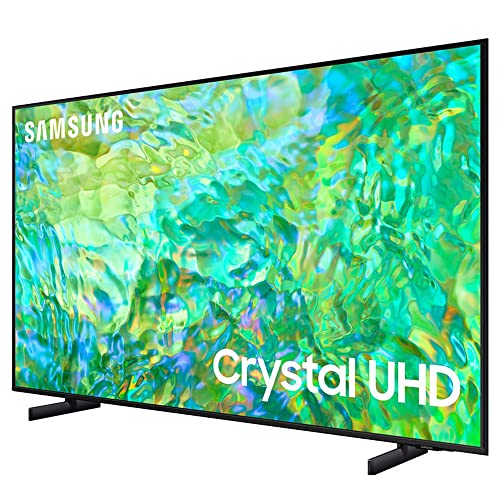 SAMSUNG UN55CU8000 55 inch Crystal UHD 4K Smart TV Bundle with 2 YR CPS Enhanced Protection Pack (2023 Model)