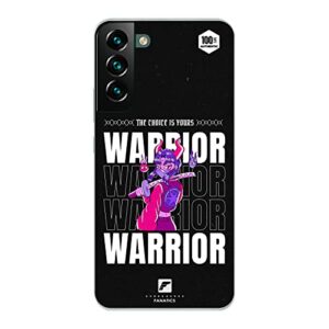 Phone Case Warrior Manga Design Silicone Transparent - Compatible iPhone and Samsung (iPhone XR)