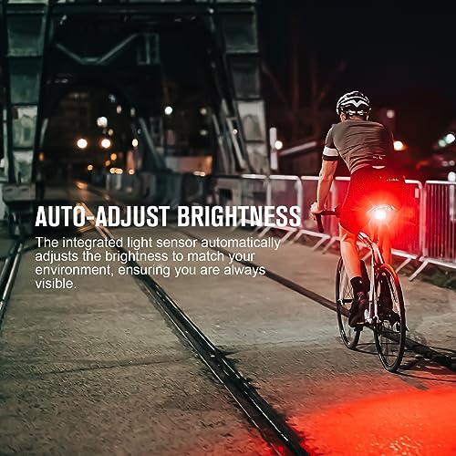 OLIGHT RN 120 C Bike Lights, 120 Lumens Tail Light 260 Degree Visibility, 1500m Viewable Range, Rechargeable Bike Break Light, IPX6 Waterproof, Road and Urban Cyclists