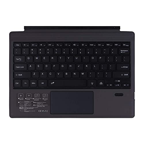 Zoof Type Cover Designed for Microsoft Surface Pro Generation 7+ 7 6 5 4 3 Portable Slim Bluetooth Wireless Keyboard with Touchpad Tablet Keyboard