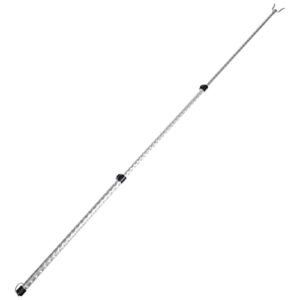 telescoping pole clothes pole with hook telescopic reach stick pole with handle for high reach areas blind window silver clothesline outdoor