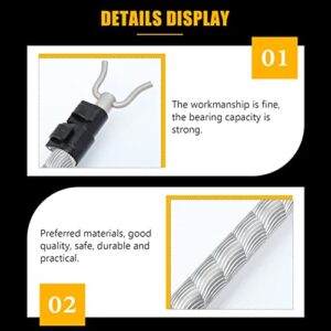 Telescoping Pole Clothes Pole with Hook Telescopic Reach Stick Pole with Handle for High Reach Areas Blind Window Silver Clothesline Outdoor