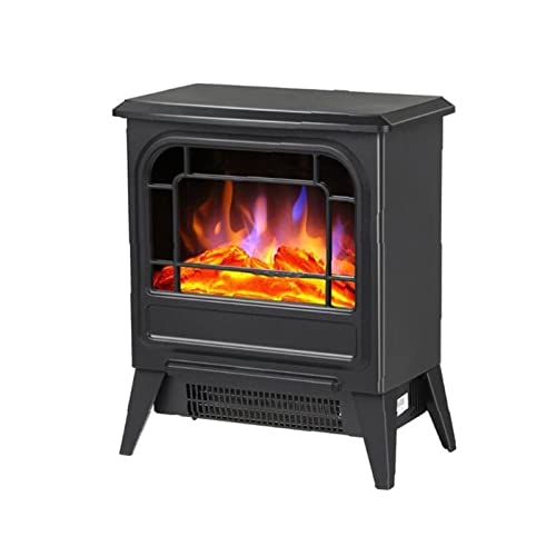 BNNP Home Decor Fireplace Simulation Fire Electric Fireplace Heater Vertical Heater's Household Electric Heater to Office 220 V Country Style Electric Fireplace