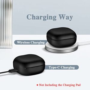 Charging Case Compatible with Samsung Galaxy Buds 2 Pro SM-R510 Only, Wireless Charger Case Replacement, Cradle with USB-C Cable, Bluetooth Pairing, 700 mAh Battery, LED Indicator