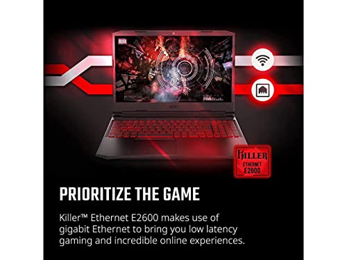 acer Nitro 5 AN515 15.6" FHD 144Hz IPS Premium Gaming Laptop, Intel Quad-Core i5-10300H, 16GB RAM, 512GB PCIe SSD, NVIDIA GeForce RTX 3050 4GB, Backlit Keyboard, Windows 10 Pro + HDMI Cable, Black