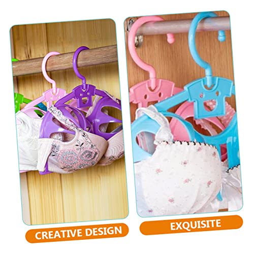 Cabilock 3pcs Underwear Hanger Sports Bra Swimsuit Sports Bra Tank Hanging Clothes Drying Rack Underwear Bra Rack Clothes Hanging Rack Bra Space Saving Hangers Plastic Bra Drying Rack Pp