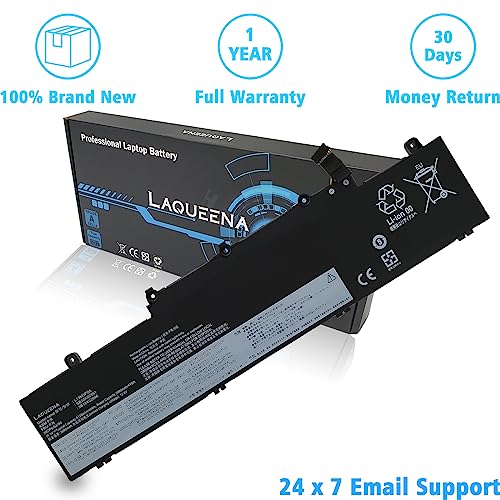 LAQUEENA L19M3PD5 Laptop Battery Compatible with Lenovo Thinkpad E14 Gen 2 20T6 20TA/ E14 Gen 3 20Y7 20YD 20YE/ E15 Gen 2 20T8 20TD Series L19C3PD5 SB10X02597 5B10X02600 SB10X02591 L19D3PD5 L19L3PD5