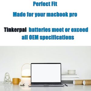 Tinkerpal A1953 Laptop Battery Compatible with MacBook Pro 15 Inch A1990 (Mid 2018 2019) EMC 3215 3359 11.4V 83.6WH 6 Cell