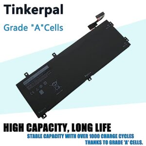 Tinkerpal H5H20 Laptop Battery Compatible with Dell XPS 15 9560 Precision 5520 Series Notebook 62MJV M7R96 05041C 5D91C 11.4V 56WH