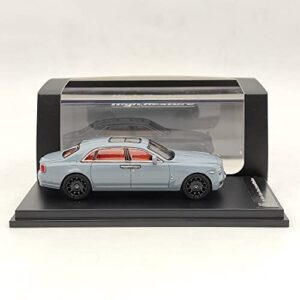 high restore 1:64 for rolls-royce ghost extended wheelbase diecast car model miniature vehicle hobby collectible gifts (grey)