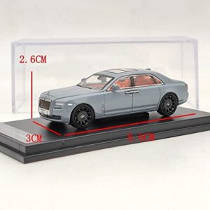 High Restore 1:64 for Rolls-Royce Ghost Extended Wheelbase Diecast Car Model Miniature Vehicle Hobby Collectible Gifts (Grey)