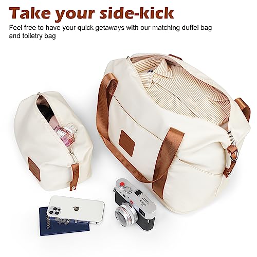 Coolife Suitcase Set 3 Piece Luggage Set Carry On Travel Luggage TSA Lock Spinner Wheels Hardshell Lightweight Luggage Set(White, 5 piece set)
