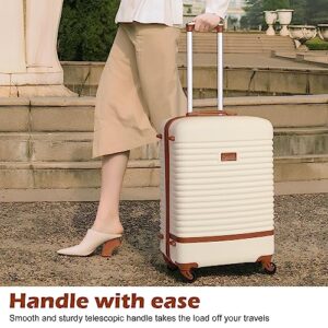 Coolife Suitcase Set 3 Piece Luggage Set Carry On Travel Luggage TSA Lock Spinner Wheels Hardshell Lightweight Luggage Set(Black, 5 piece set)