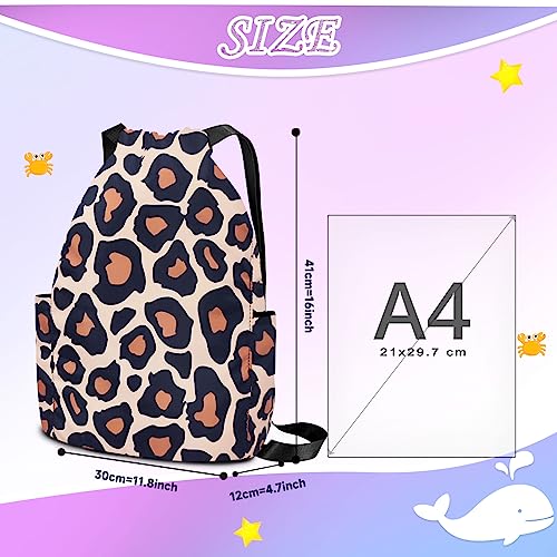 RLGPBON Drawstring Backpack Women and Girls, Kids String Bag Gym Bag Sackpack Sports Backpack