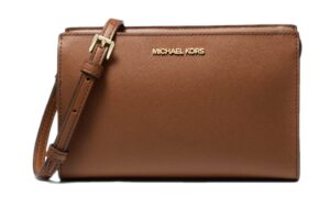 michael kors handbag for women sheila crossbody purse (luggage)