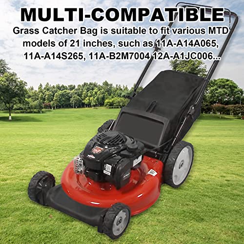 Aulpq 764-04077B Lawn Mower Grass Bag Fits for MTD 21" Push Lawn Mower 764-04077A 764-04077 (Only Grass Bag)