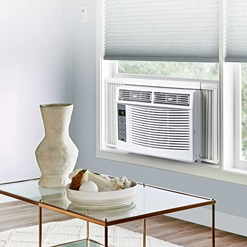 Garvee Window Air Conditioner 6000 BTU, Efficient Cooling Window AC Unit with Remote and App Control, Window-Mounted Room Air Conditioner for Rooms up to 250 Sq.ft, 3 Fan Speeds, Easy Install Kit