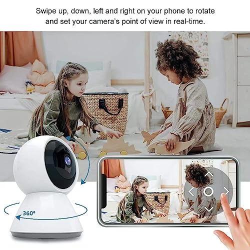 WiFi Camera Indoor Security Camera 2K 5GHz & 2.4GHz Security Camera Cameras for Baby/Elder/Dog/Pet Camera with Phone app Smartphone