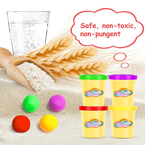 Play Dough Toys for Kids,Noetoy 29 PCS Kitchen Creations Noodle Machine Color Dough Set, Dough Accessories Play Food Toy Birthday for Toddlers Kids Ages 2-8 Girls Boys