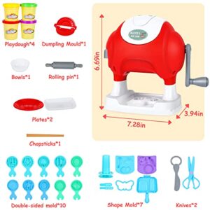 Play Dough Toys for Kids,Noetoy 29 PCS Kitchen Creations Noodle Machine Color Dough Set, Dough Accessories Play Food Toy Birthday for Toddlers Kids Ages 2-8 Girls Boys