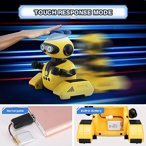 AONGAN Robot Toys, Remote Control Robot, Gesture Sensing Intelligent Programming, Rechargeable for Kids 8-10 Years Boys Girls