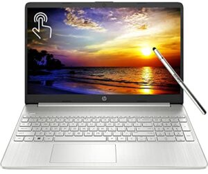hp flagship touchscreen laptop 15.6" hd display, intel core i3-1115g4 up to 4.1ghz (beat i5-1035g4), 32 gb ram - 1 tb pcie ssd, numeric pad, bluetooth 5, windows 11 home, w/styluus, silver