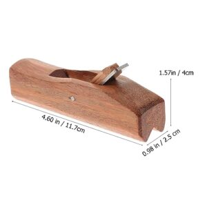 OSALADI Wood Hand Plane Mahogany Angle Handheld Planer Portable Shoulder Plane Small Hand Planer Wood Shaving Tool Hand Planes for Woodworking Bench Plane Trimming