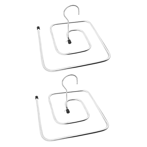 Housoutil 2pcs Swivel Hanger Hangers for Clothes Heavy Duty Garment Rack Quilt Hanger Quick-Drying Rack Spiral Shaped Clothes Drying Rack Quilt Blanket Hanging Rack Quilt Hanging Shelf Sock