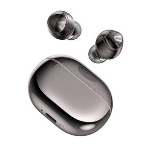 SoundPEATS Engine4 Wireless Earbuds, Hi-Res Bluetooth 5.3 Earbuds with LDAC, Coaxial Dual Dynamic Drivers for Stereo Sound, 70 ms Low Latency, Dual Device Connection, Total 43 Hrs, IPX4, App Control