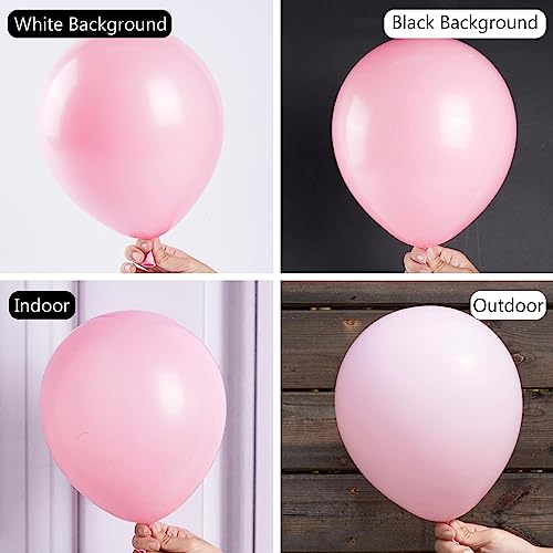 PartyWoo Baby Pink Balloons, 125 pcs Pink Balloons Different Sizes Pack of 36 Inch 18 Inch 12 Inch 10 Inch 5 Inch for Balloon Garland as Birthday Decorations, Party Decorations, Wedding Decorations