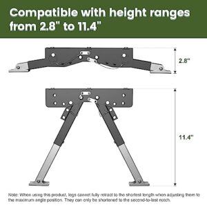 Marudina RV Step Stabilizer Kit for Travel Trailers and Motorhomes, RV Accessories for Outside, Height Ranges from 2.8" to 11.4", Stow Away Without Removing