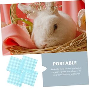 Mipcase 8 Pcs Rabbit Mats Bunny Cages for Rabbits Outdoor Outdoor+mat Outdoor Floor Mat Pet Cage Pads Chinchilla Cage Small Pet Bunny Rabbit Cage Mat Animal Cage Hole Mats Bunny Cage Pads