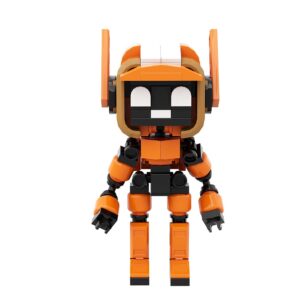 buildify love k-vrc death robot building toys set for kids, boys, girls and tv fans; comedy anime collection smart future robot action figure model toys cat head robot building blocks.142 pieces