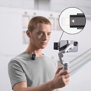 INSYOO Original for DJI Mic - Smartphone Adapter iOS Connects Mic to Your Smartphone (for Lightning Connector)