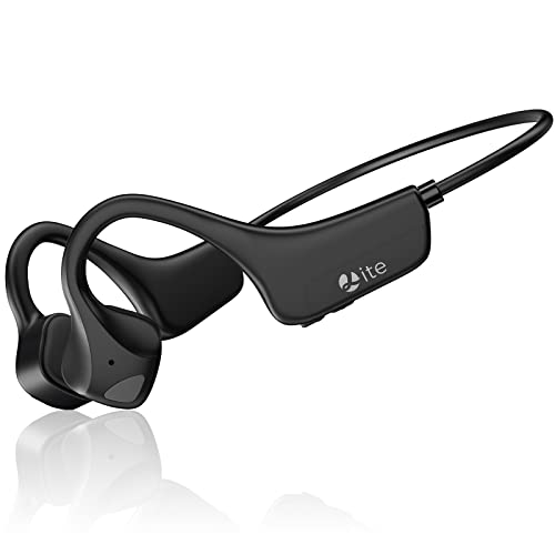 Guudsoud Bone Conduction Headphones,Bluetooth Open Ear Headphones,Wireless Sports Headset Waterproof Sweatproof with Mic Induction Conducting Earphones for Running Cycling Workout Gym Driving