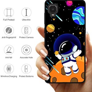 Bestrella Case for Alcatel TCL A3 Phone Case Alcatel TCL A3 Shockproof Full Body Protection Case (Astronaut)